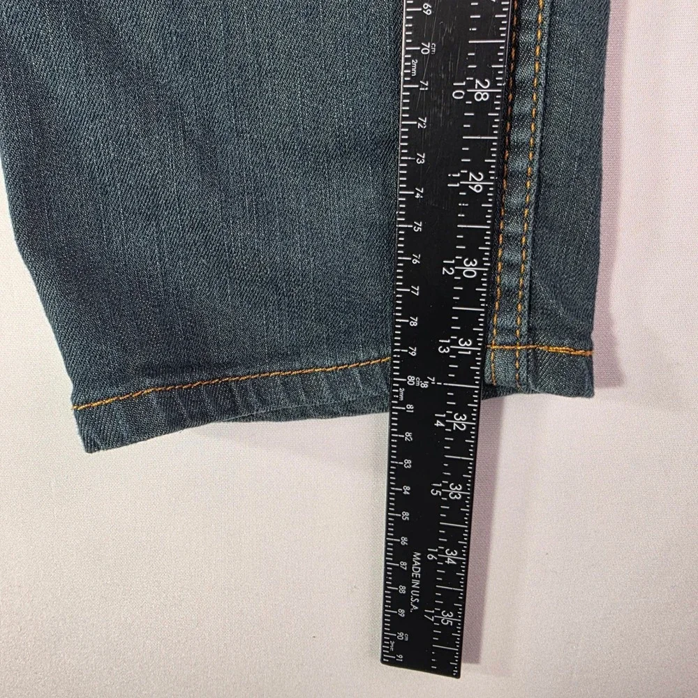 Levis 511 Slim Fit Dark Wash Blue Denim Jeans Mens 35x31